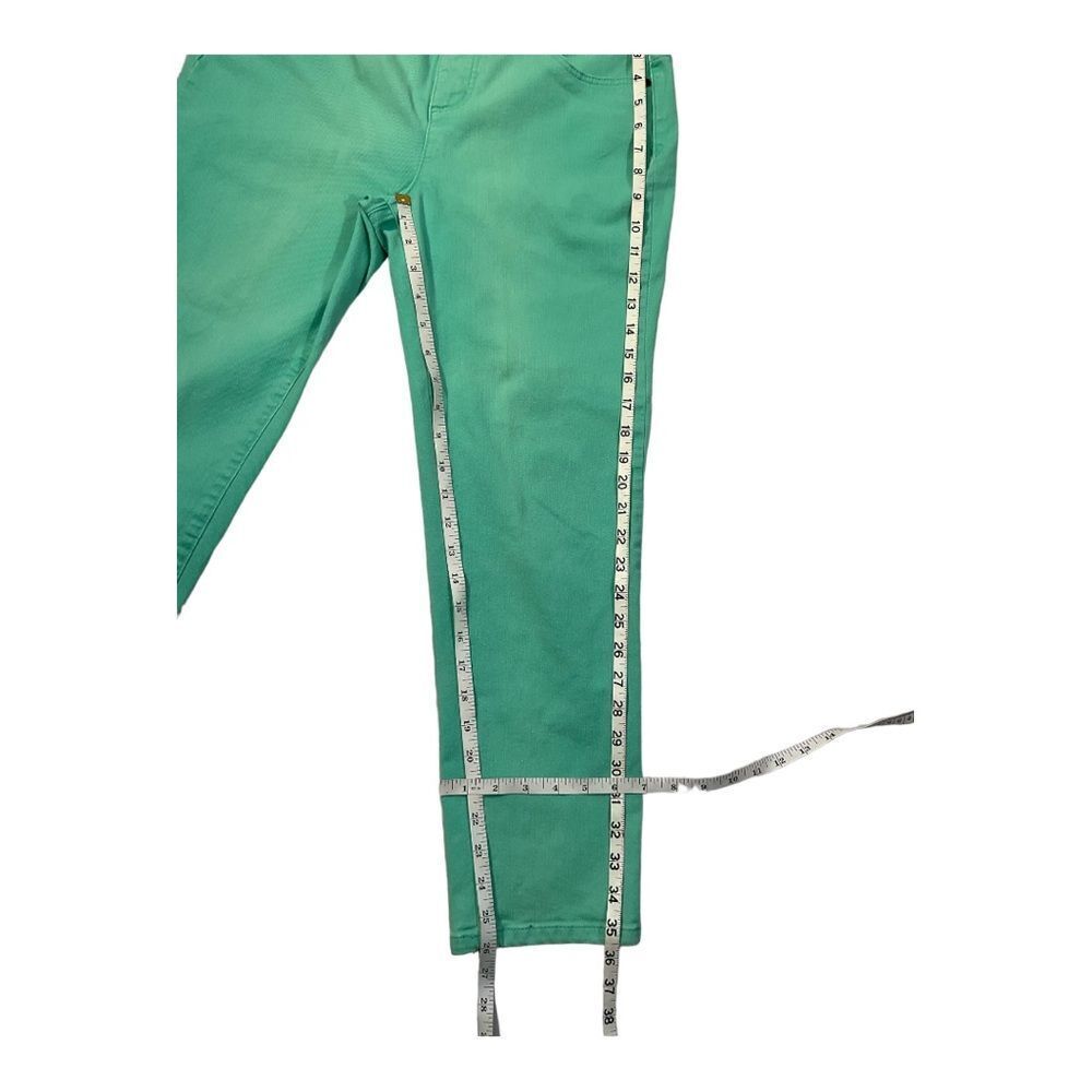 Talbots Women’s Size 10P Green Pedal Pusher Simply Flattering 5 Pockets Jeans - Picture 10 of 11